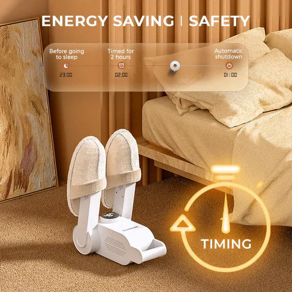 Portable Folding Electric Shoe Dryer | ৩৬০° এয়ার ফ্লো | দুর্গন্ধ ও ব্যাকটেরিয়া মুক্ত